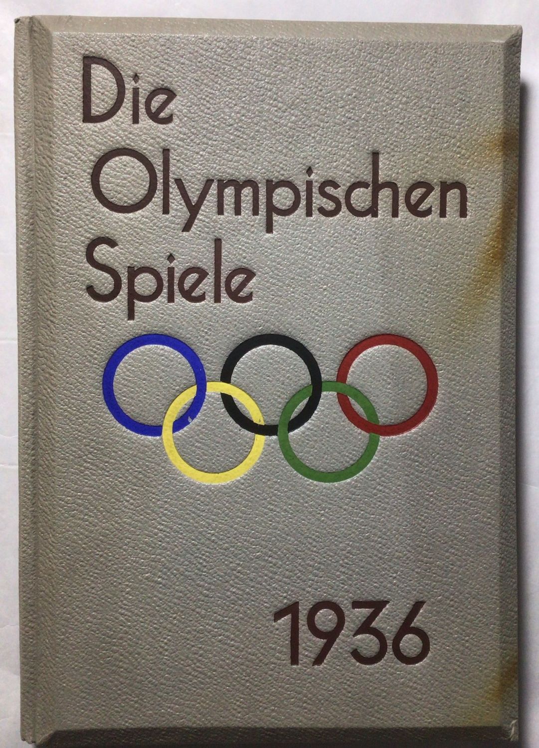 Die olympischen Spiele 1936 - Kunstlederausgabe aus dem Jahr 1936 Die olympischen Spiele 1936 - Kunstlederausgabe aus dem Jahr 1936