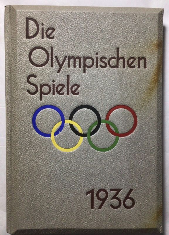 Die olympischen Spiele 1936 - Kunstlederausgabe aus dem Jahr 1936