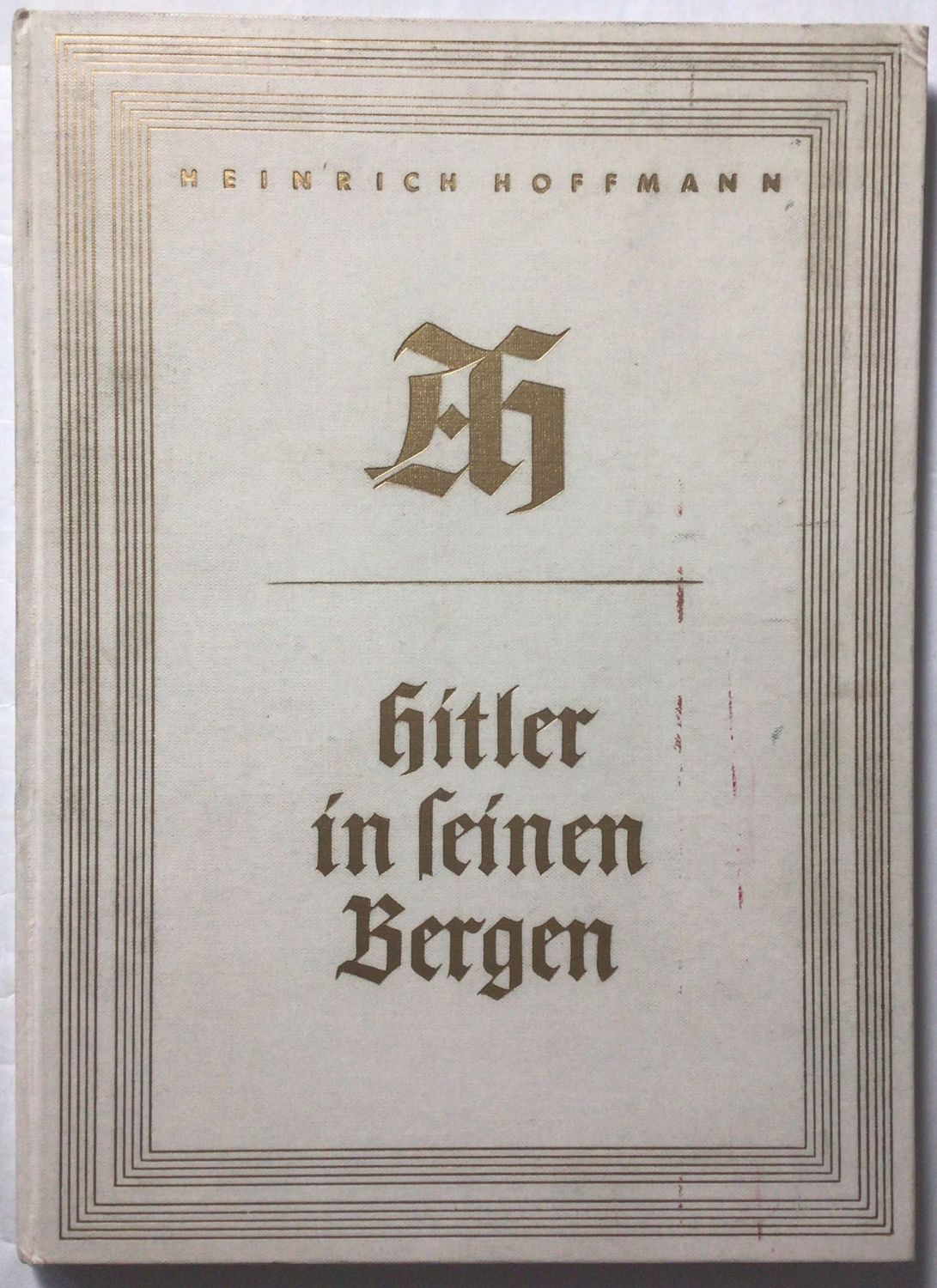 Hoffmann-Bildband: Hitler in seinen Bergen - Ganzleinenausgabe (101. - 125. Tausend) aus dem Jahr 1938