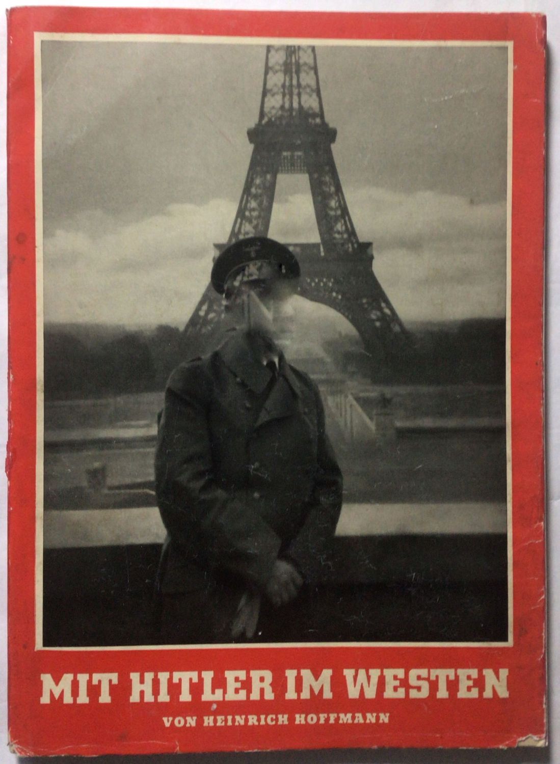 Hoffmann-Bildband: Mit Hitler im Westen - Broschierte Ausgabe (ohne Angabe der Auflage) aus dem Jahr 1940 -  Sonderdruck für die Zellwolle Lenzing AG