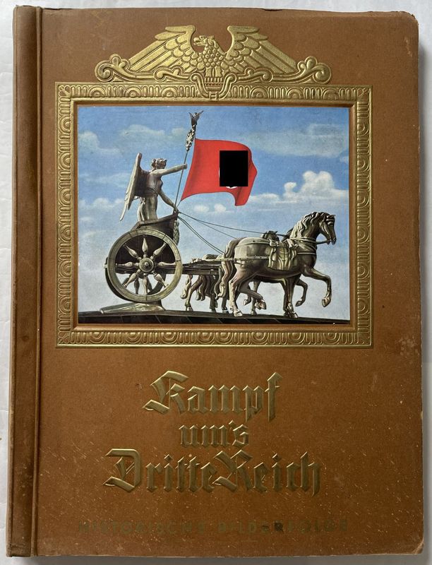 Cigaretten-Bilderdienst: Kampf um´s Dritte Reich - Eine historische Bilderfolge. Broschierte Ausgabe aus dem Jahr 1933.