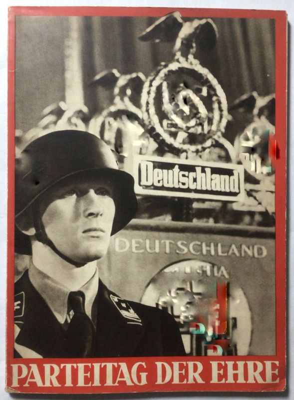 Hoffmann-Bildband: Parteitag der Ehre - Nürnberg 1936 - Broschierte Ausgabe (Erstauflage) aus dem Jahr 1936 mit Original-Schutzumschlag Hoffmann-Bildband: Parteitag der Ehre - Nürnberg 1936 - Broschierte Ausgabe (Erstauflage) aus dem Jahr 1936 mit Original-Schutzumschlag