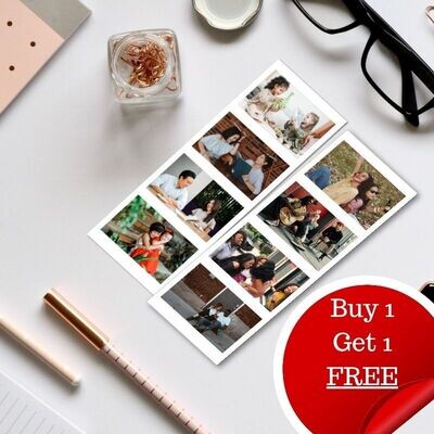 Photo Booth Style Strip for Rectangular Photos (1 pair)
