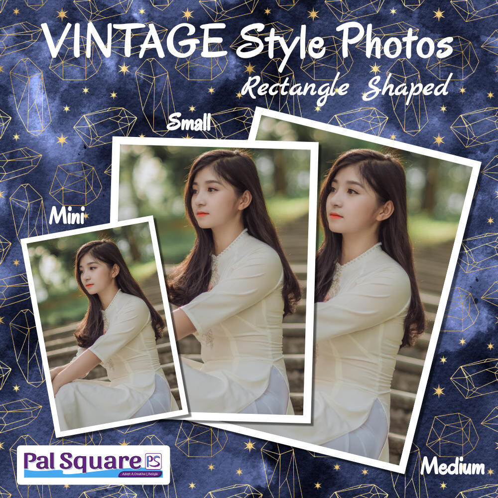 Vintage Style Photo Prints - Rectangle (various sizes available)
