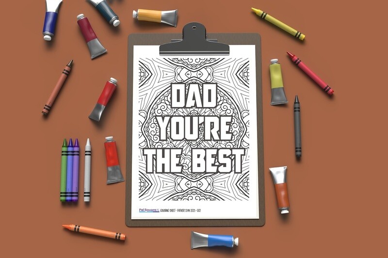 Father&#39;s Day Coloring Sheets