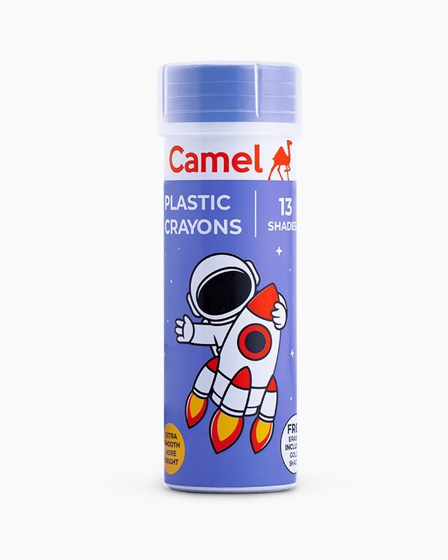 Camel Plastic Crayons (Set of 13/24 shades)