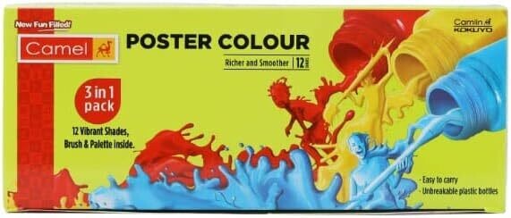 Camel Poster Colours 3 in 1