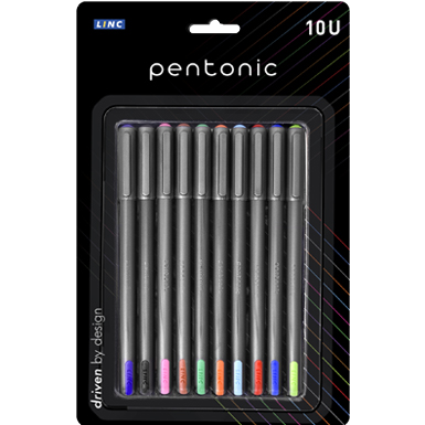 Pentonic Ballpen Set of 10 Colors