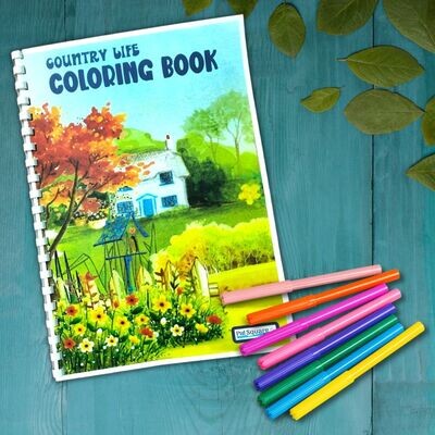 Country Life Coloring Book
