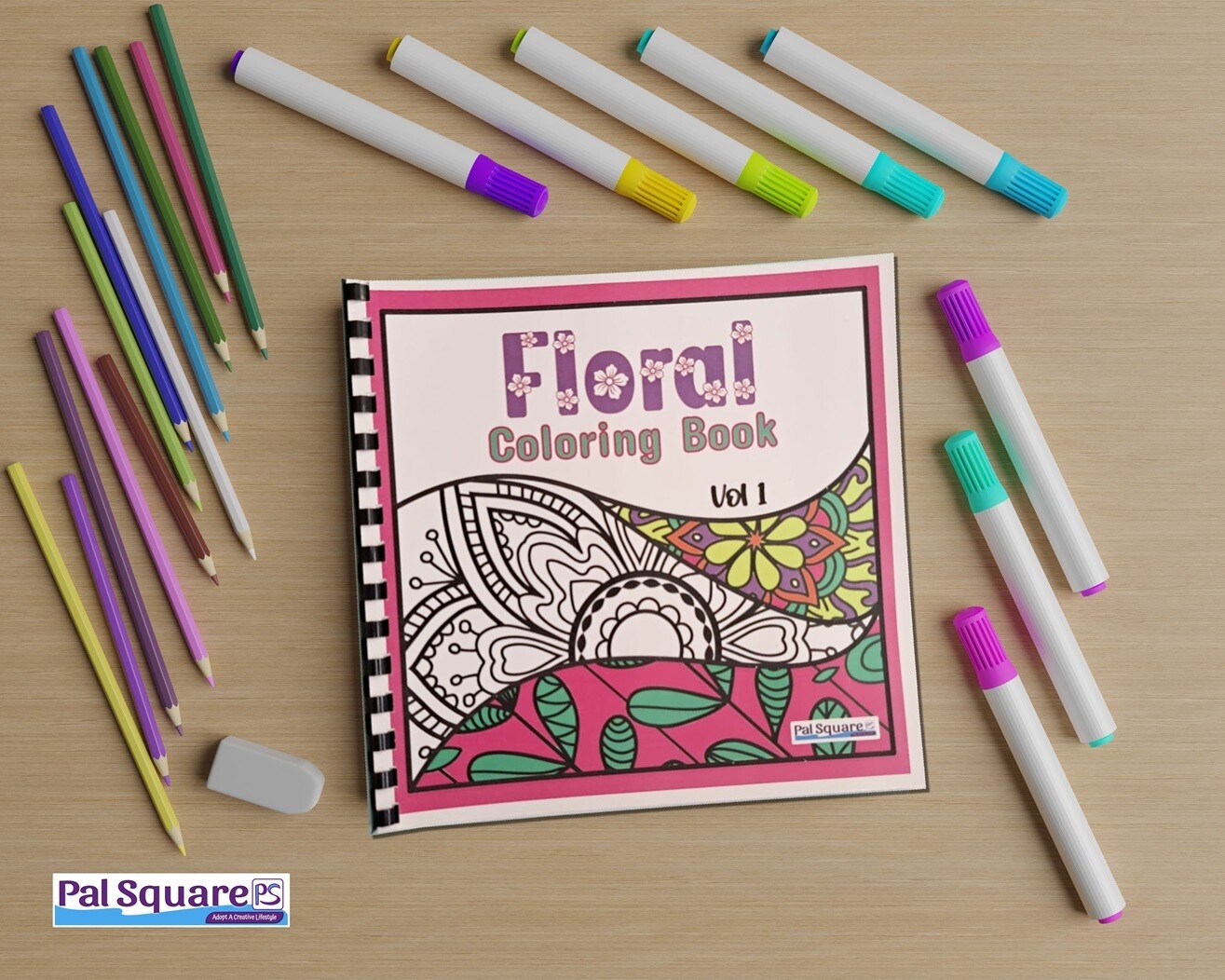 Floral Coloring Book