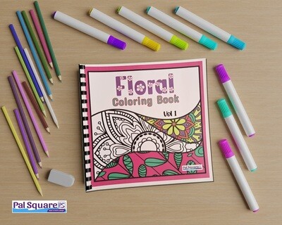 Floral Coloring Book