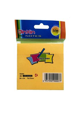 Jinxin Sticky Notes 76x76mm 100 sheets