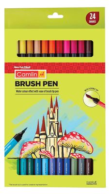 Camlin Brush Pens (24 shades)