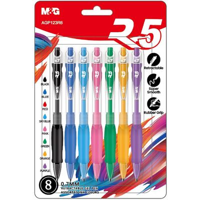 M&amp;G Gel Pen 0.7mm Set of 8 colors