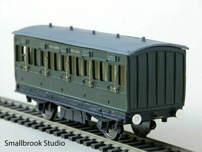 4mm LBSCR Stroudley Full 3rd Coach Kit