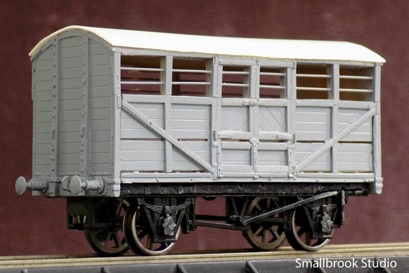 4mm 00 LBSCR 6/10 ton Cattle Wagon S.R. Dia. 1527 (8) Body Kit.