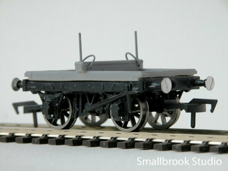 4mm 00 LBSCR 7 ft wheel base Single Bolster Waggon S.R. Dia. No 1616 kit.