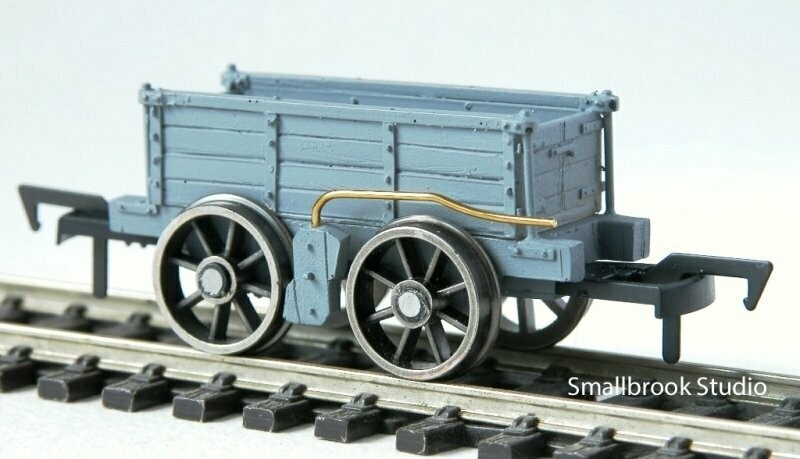 4mm 00 Primitive Open Waggon kit.