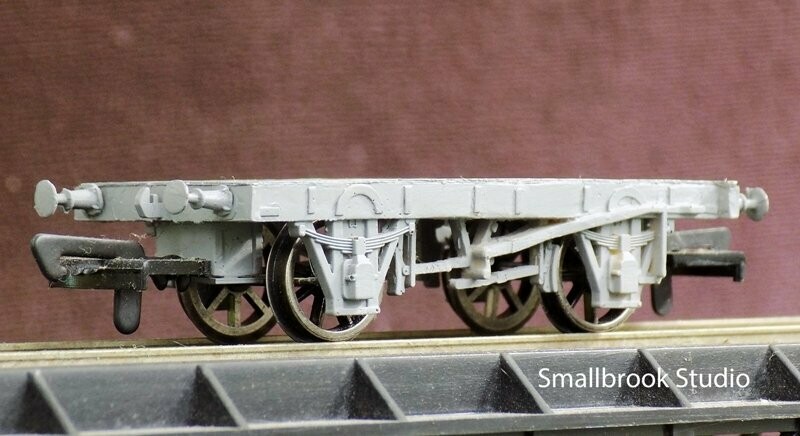 4mm 00 9ft Wheelbase Wooden Waggon Chassis 15ft 6ins or 16ft 6ins Kit.