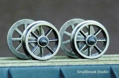 Dapol 12mm Spoke wheel sets x 2