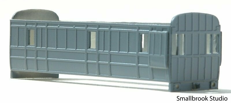 4mm M&GN 6 wheel Passenger Brake Van part kit