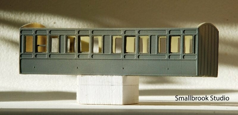 4mm Cambrian and GWR 4w Compo Coach part kit.
