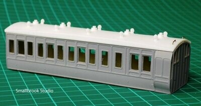 4mm LNWR 30ft - 3 compartment 3rd Brake & roof part kit.