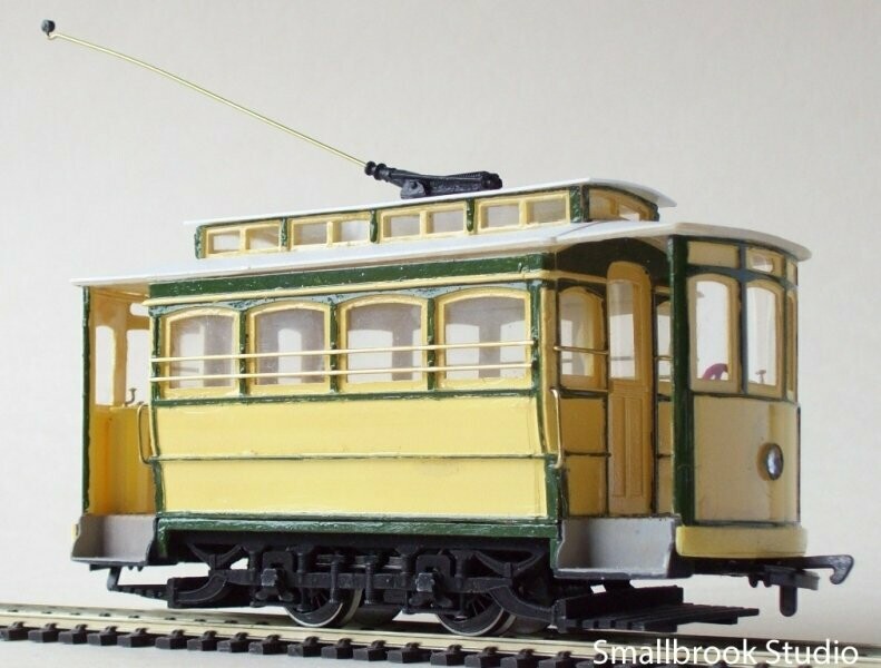 7mm NG Demi Tram Car with closed ends Body Kit.
