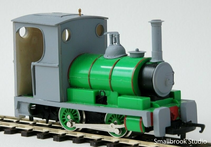 7mm NG 'Hera' Kit to alter the Hornby Thomas range 'Percy' into Hunslet style saddle tank