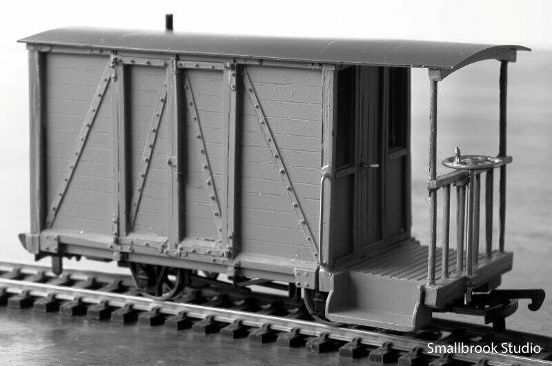 7mm NG Guards Van I with balcony Body Kit + Chassis