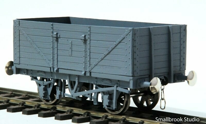 7mm scale 0 gauge 7 - plank Open Mineral Waggon Kit