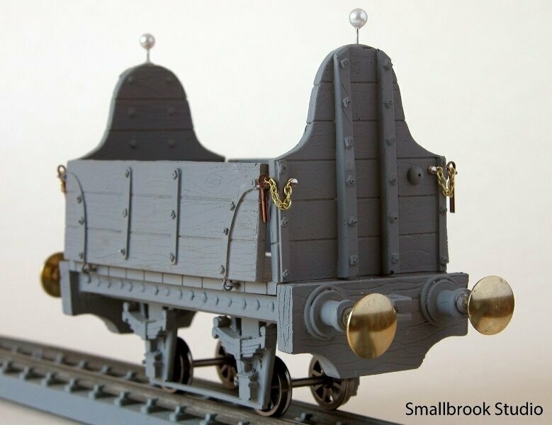Gn15 Emett Drop Side 3 Plank Open Waggon Kit.