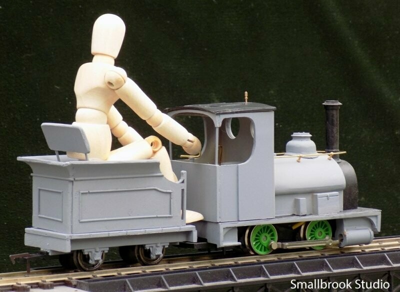 1:12 scale Driving Trailer for 7.25" gauge