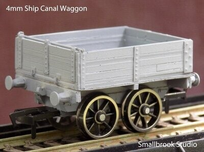 4mm Ship Canal open Waggon Kit