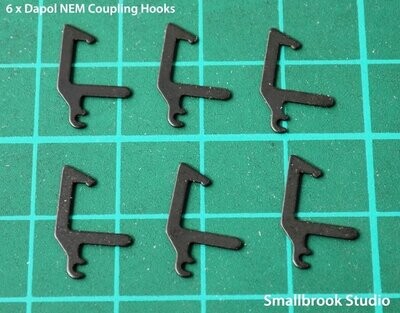 Dapol 4mm NEM coupling hooks x 6
