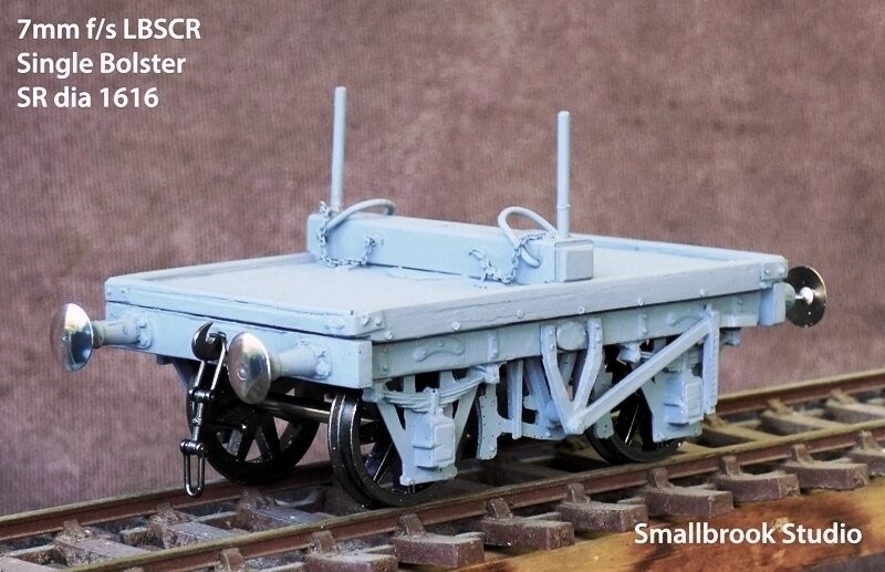 7mm fine scale 0 gauge Single Bolster Waggon Kit