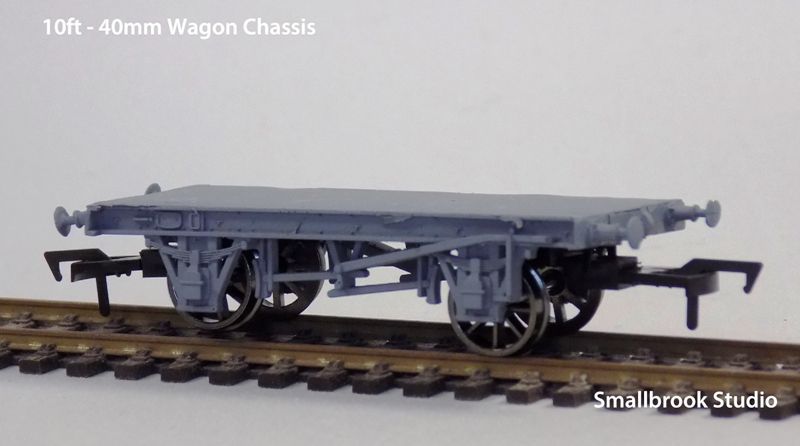 4mm 00  Waggon Chassis Kit 40mm 10ft wheel base