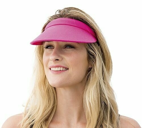 Luxe Sun Visor in Pink