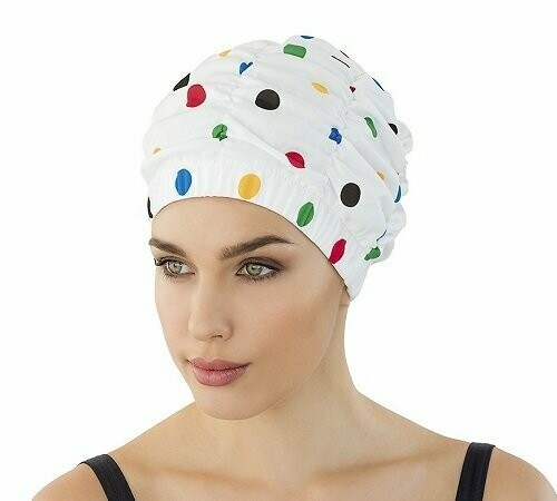 Multi-Colour Spot Shower Cap