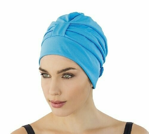 Turquoise Glamour Swim Turban