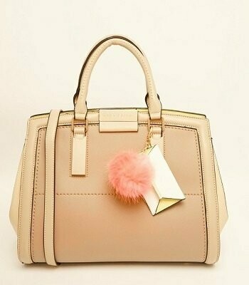 Faux Fur pompom – Soft PINK