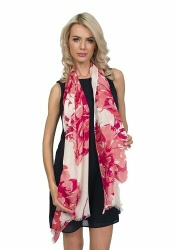 Pink Floral Arlo Scarf