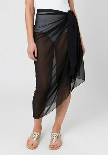 Long Sarong in Black
