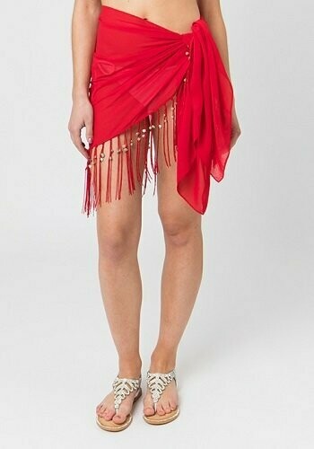 Mini Sarong in Red