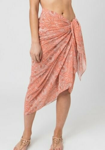 Rhodes Coral Sarong