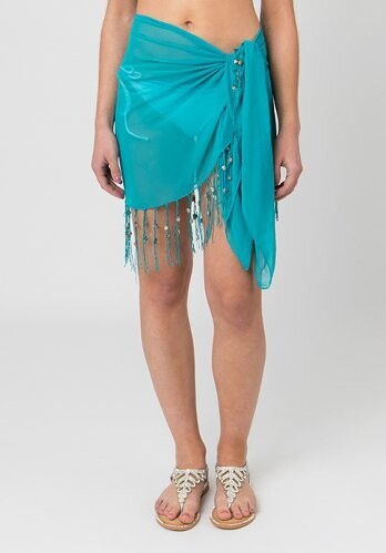 Mini Sarong in Sea Green