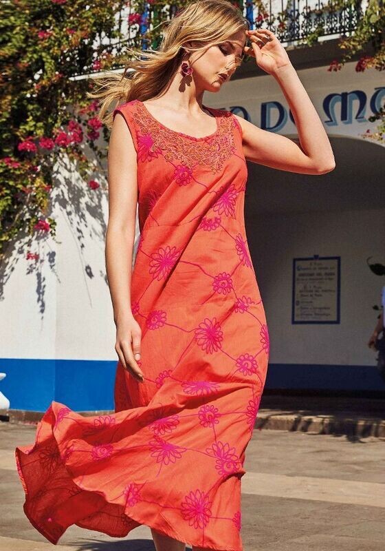 Lipari Sleeveless Maxi Dress