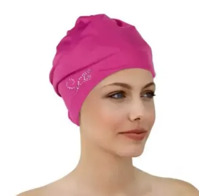 Pink Wave Glamour Swim Turban