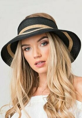 Black and Gold Sun Visor Black and Gold Sun Visor