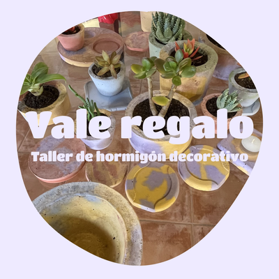 VALE TALLER HORMIGÓN DECORATIVO